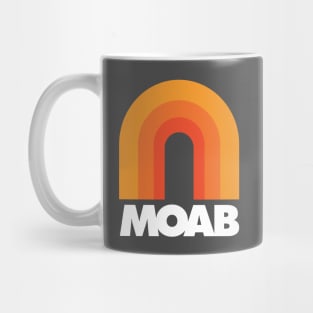 Moab Utah Retro Design Mug